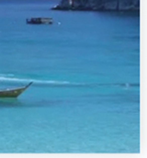 Turquoise waters of a Malaysian island